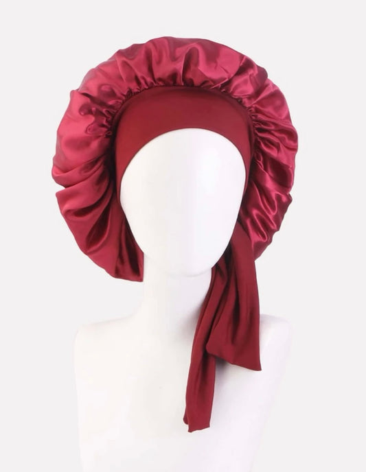 SILK SATIN BONNET